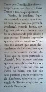 Reportagem do jornal O Trentino (Nova Trento).