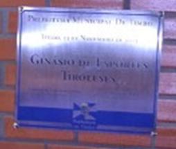 Ginásio de esportes de Tiroleses, Timbó.