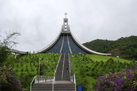 Basílica dedicada a Santa Paulina, localizada no bairro Vigolo, em Nova Trento (SC)