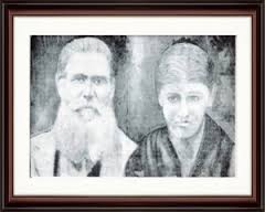 Os "patriarcas" do bairro Santana, Bortolo Andrea Vitti e Maria Maddalena Saltori.