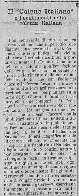 Jornal Citta di Caxias 28 junho 1915